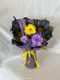 Viola Preserved Flower Bouquet