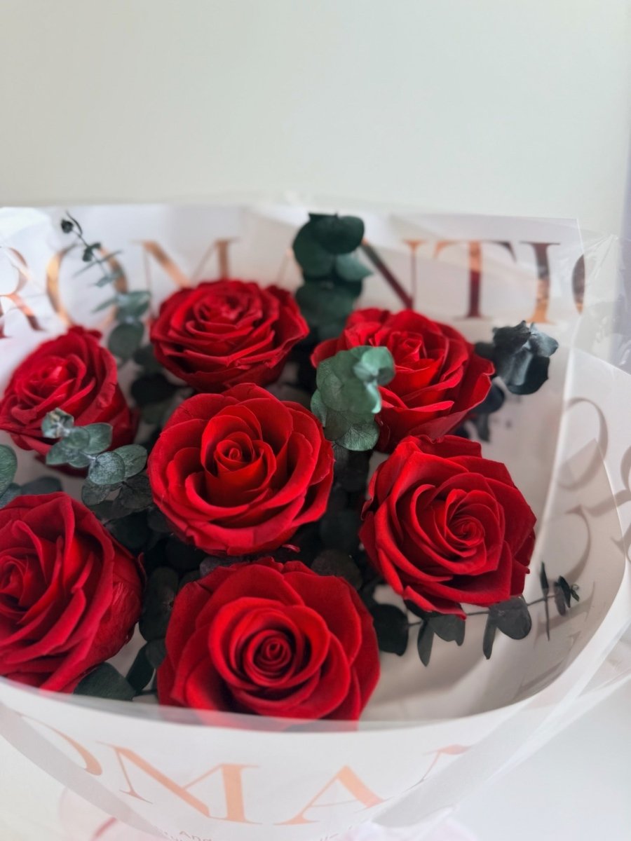 Pure Love - Romantic Red Rose - Flowers - Pure Love - Red - Preserved Flowers & Fresh Flower Florist Gift Store
