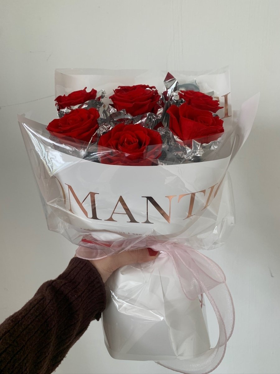 Pure Love - Romantic Red Rose - Flowers - Pure Love - Red - Preserved Flowers & Fresh Flower Florist Gift Store