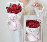 Pure Love - Romantic Red Rose - Valentine's Day Bouquet - Flowers - Pure Love - Red - Preserved Flowers & Fresh Flower Florist Gift Store