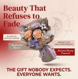 Yuna Preserved Flower Bouquet - Flowers - Champagne - Preserved Flowers & Fresh Flower Florist Gift Store