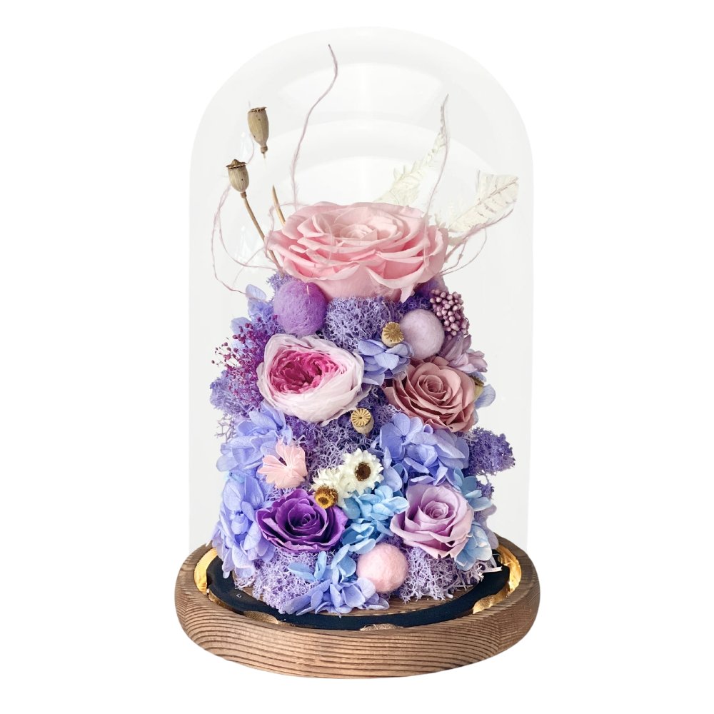 Hazelynn (With Gift Box) - Flower - Pink - Preserved Flowers & Fresh Flower Florist Gift Store