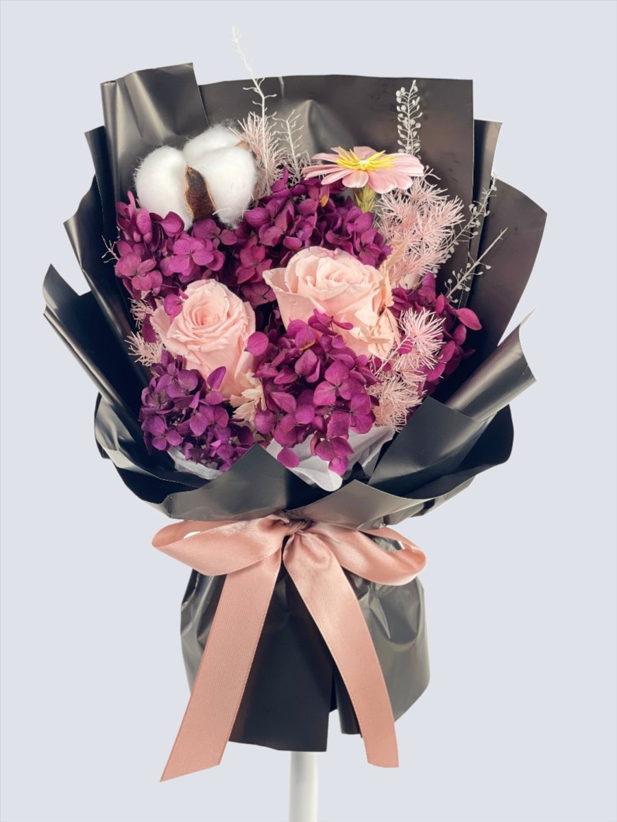 Mai - Preserved Flower Bouquet - Flowers - Pink - Preserved Flowers & Fresh Flower Florist Gift Store