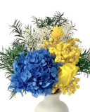 Mika, Blue - Preserved Flower Arrangement