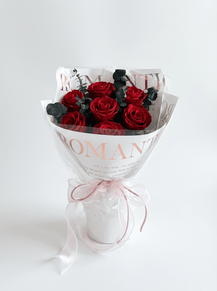 Pure Love - Romantic Red Rose - Flowers - Pure Love - Red - Preserved Flowers & Fresh Flower Florist Gift Store