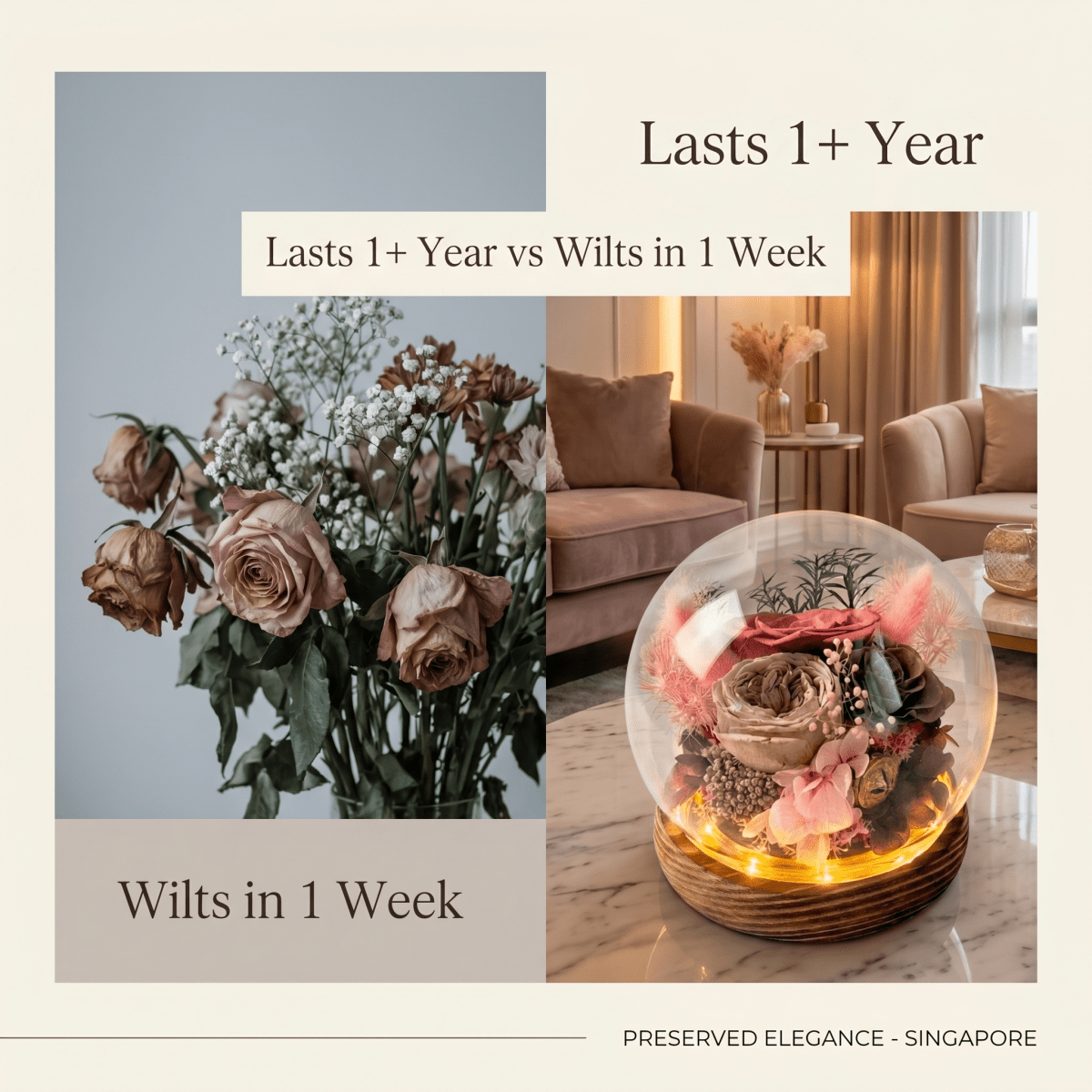 Rose Blowball - Mayard Cuppa - Flowers - Preserved Flowers & Fresh Flower Florist Gift Store