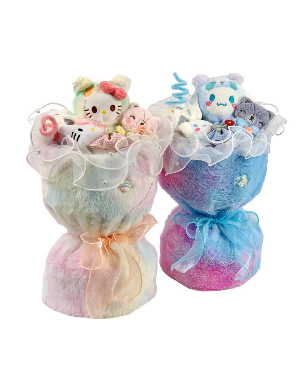 Sanrio Soft Toy Knit Bouquet - Flowers - Kuromi - Preserved Flowers & Fresh Flower Florist Gift Store