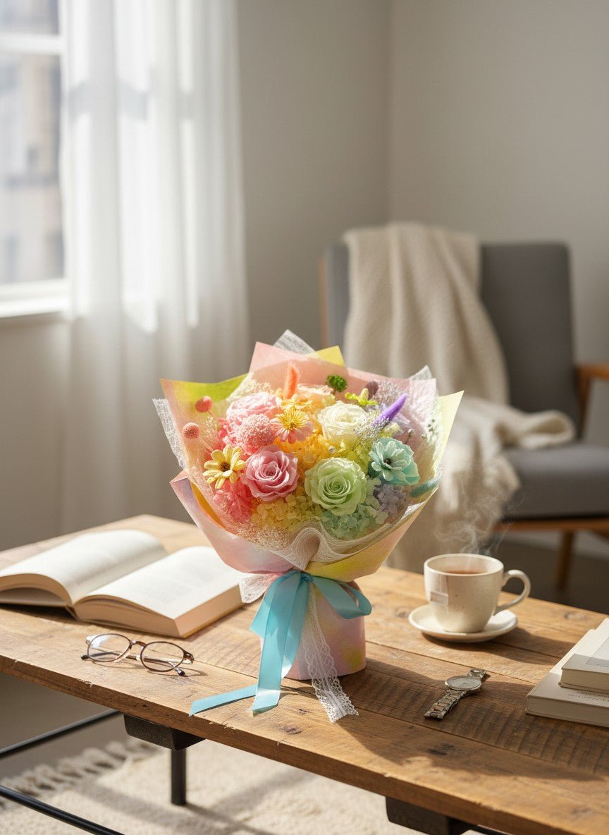 SUMMER. - Mothers Day Preserved Bouquet - Flowers - Garden - Preserved Flowers & Fresh Flower Florist Gift Store