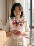 Tasha Preserved Flower Bouquet - Flowers - Pink - Preserved Flowers & Fresh Flower Florist Gift Store