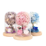 Hydarium Dome - Flower - Pink あじさい - Preserved Flowers & Fresh Flower Florist Gift Store