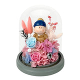 Artisan Aura Bell Dome - Pearl Girl - Flower - Preserved Flowers & Fresh Flower Florist Gift Store